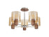 Brooks Semi Flush Light 5 Light